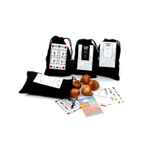 Linnedpose med blomsterløg - Billede 3